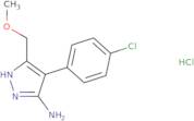 4-(4-Chlorophenyl)-3-(methoxymethyl)-1H-pyrazol-5-amine hydrochloride