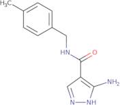 5-Amino-N-[(4-methylphenyl)methyl]-1H-pyrazole-4-carboxamide