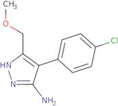 4-(4-Chlorophenyl)-5-(methoxymethyl)-2,3-dihydro-1H-pyrazol-3-imine