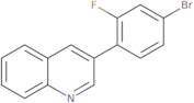 3-(4-Bromo-2-fluorophenyl)quinoline