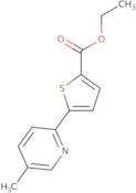 Ethyl 5-(5-methylpyridin-2-yl)thiophene-2-carboxylate