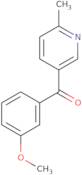 5-(3-Methoxybenzoyl)-2-methylpyridine