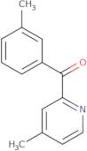 4-Methyl-2-(3-methylbenzoyl)pyridine