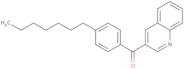 3-(4-Heptylbenzoyl)quinoline