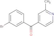 4-(3-Bromobenzoyl)-2-methylpyridine