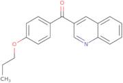 3-(4-Propoxybenzoyl)quinoline