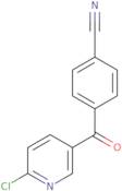 2-Chloro-5-(4-cyanobenzoyl)pyridine