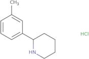 2-(3-Methylphenyl)piperidine hydrochloride