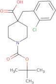 1-[(tert-Butoxy)carbonyl]-4-[(2-chlorophenyl)methyl]piperidine-4-carboxylic acid