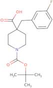 1-(tert-Butoxycarbonyl)-4-(3-fluorobenzyl)piperidine-4-carboxylic acid