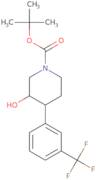 tert-Butyl 3-hydroxy-4-[3-(trifluoromethyl)phenyl]piperidine-1-carboxylate