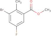 Methyl 3-Bromo-5-fluoro-2-methylbenzoate