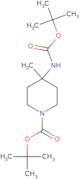 Tert-Butyl 4-((tert-butoxycarbonyl)amino)-4-methylpiperidine-1-carboxylate