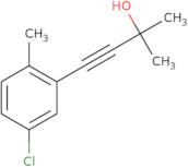 4-(5-Chloro-2-methylphenyl)-2-methylbut-3-yn-2-ol