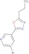 2-(5-Bromopyridin-3-yl)-5-propyl-1,3,4-oxadiazole