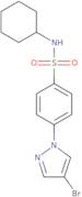 N-Cyclohexyl 4-(4-bromopyrazol-1-yl)benzenesulfonamide