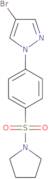 4-Bromo-1-(4-pyrrolidinosulfonylphenyl)pyrazole