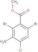 Methyl 3-amino-2,6-dibromo-4-chlorobenzoate