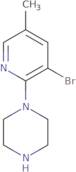 1-(3-Bromo-5-methylpyridin-2-yl)piperazine