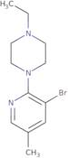 3-Bromo-2-(4-ethylpiperazino)-5-methylpyridine