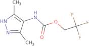 2,2,2-Trifluoroethyl N-(3,5-dimethyl-1H-pyrazol-4-yl)carbamate