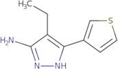 4-Ethyl-5-thiophen-3-yl-1H-pyrazol-3-amine