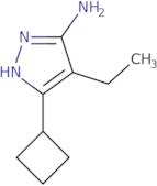 5-Cyclobutyl-4-ethyl-1H-pyrazol-3-amine