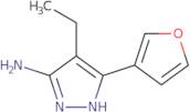 4-Ethyl-5-(furan-3-yl)-1H-pyrazol-3-amine