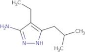 4-Ethyl-5-(2-methylpropyl)-1H-pyrazol-3-amine