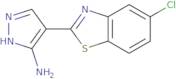 4-(5-Chloro-1,3-benzothiazol-2-yl)-1H-pyrazol-5-amine