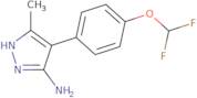 4-[4-(Difluoromethoxy)phenyl]-3-methyl-1H-pyrazol-5-amine