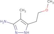 3-(2-Methoxyethyl)-4-methyl-1H-pyrazol-5-amine