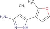 4-Methyl-5-(2-methylfuran-3-yl)-1H-pyrazol-3-amine