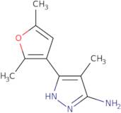 5-(2,5-Dimethylfuran-3-yl)-4-methyl-1H-pyrazol-3-amine