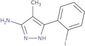 5-(2-Iodophenyl)-4-methyl-1H-pyrazol-3-amine