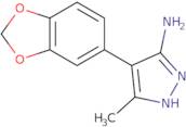 4-(2H-1,3-Benzodioxol-5-yl)-5-methyl-1H-pyrazol-3-amine