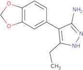 4-(2H-1,3-Benzodioxol-5-yl)-5-ethyl-1H-pyrazol-3-amine