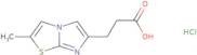 3-(2-Methylimidazo[2,1-b]thiazol-6-yl)propanoic acid hydrochloride