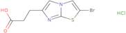 3-(2-Bromoimidazo[2,1-b]thiazol-6-yl)propanoic acid hydrochloride