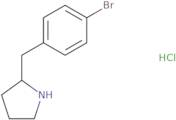 2-[(4-bromophenyl)methyl]pyrrolidine hydrochloride