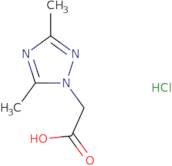 2-(3,5-Dimethyl-1H-1,2,4-triazol-1-yl)acetic acid hydrochloride