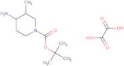 tert-Butyl 4-amino-3-methyl-1-piperidinecarboxylate oxalate