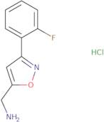 [3-(2-Fluorophenyl)-1,2-oxazol-5-yl]methanamine Hydrochloride