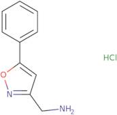 (5-Phenyl-isoxazol-3-yl)methylamine hydrochloride