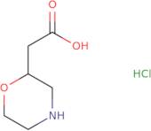 2-(Morpholin-2-yl)acetic acid hydrochloride