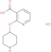 2-(Piperidin-4-yloxy)nicotinic acid hydrochloride