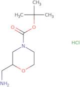 2-Aminomethyl-morpholine-4-carboxylic acid tert-butyl ester hydrochloride