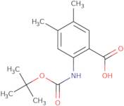 2-{[(tert-Butoxy)carbonyl]amino}-4,5-dimethylbenzoic acid