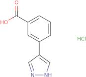 3-(1H-Pyrazol-4-yl)-benzoic acid hydrochloride