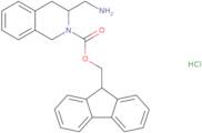 (9H-Fluoren-9-yl)methyl 3-(aminomethyl)-1,2,3,4-tetrahydroisoquinoline-2-carboxylate hydrochloride
